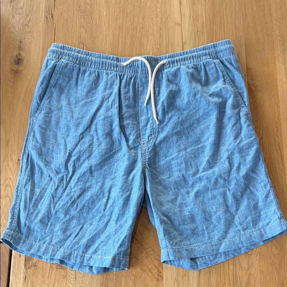 H&M Light Blue Drawstring Shorts